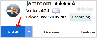 How to Install Jamroom via Softaculous in cPanel? - Jamroom install button