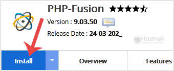 How to Install PHP-Fusion via Softaculous in cPanel? - PHP Fusion install button