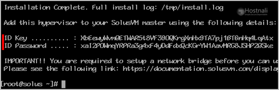 How to Install the SolusVM Slave on CentOS 7? - solusvm slave keys of installation