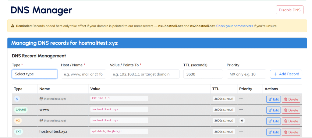 Multi-DNS Manager Pro - WHMCS DNS Addon Module