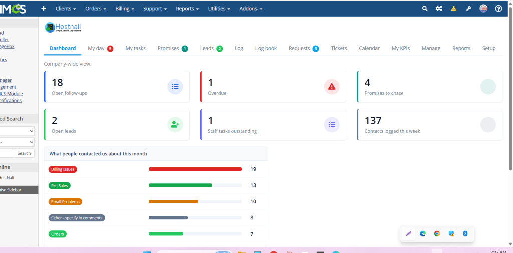HostCRM — Customer Service & CRM Module for WHMCS