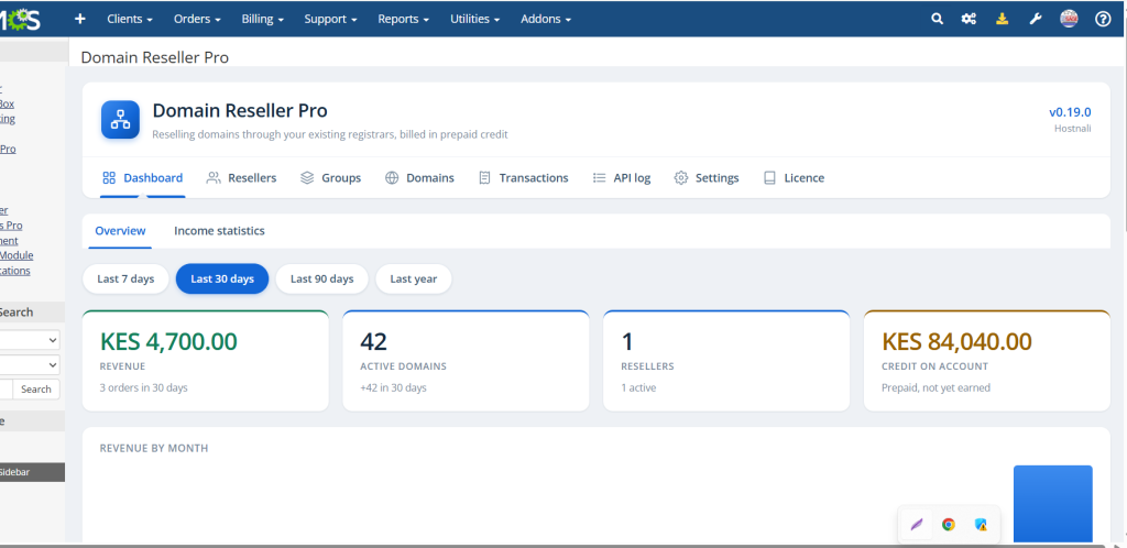 Domain reseller Pro for WHMCS
